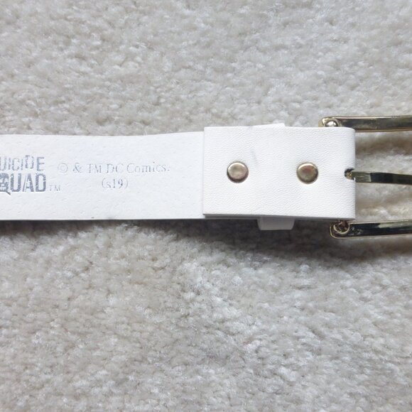 DC Comics Harley Quinn Suicide Squad "PUDDIN" off white choker - Picture 6 of 12